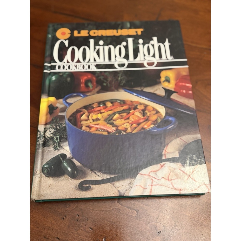 Vtg Le Creuset Cooking Light Cookbook 1994 Hardcover Oxmoor House Healthy